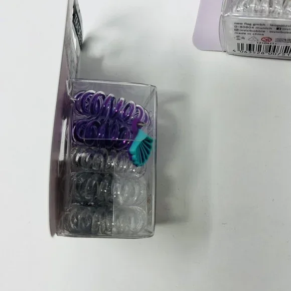 Invisibobble Disney Princess HairLoveTech No-Ouch Hair Rings Ariel 5 Ct - Picture 4 of 4